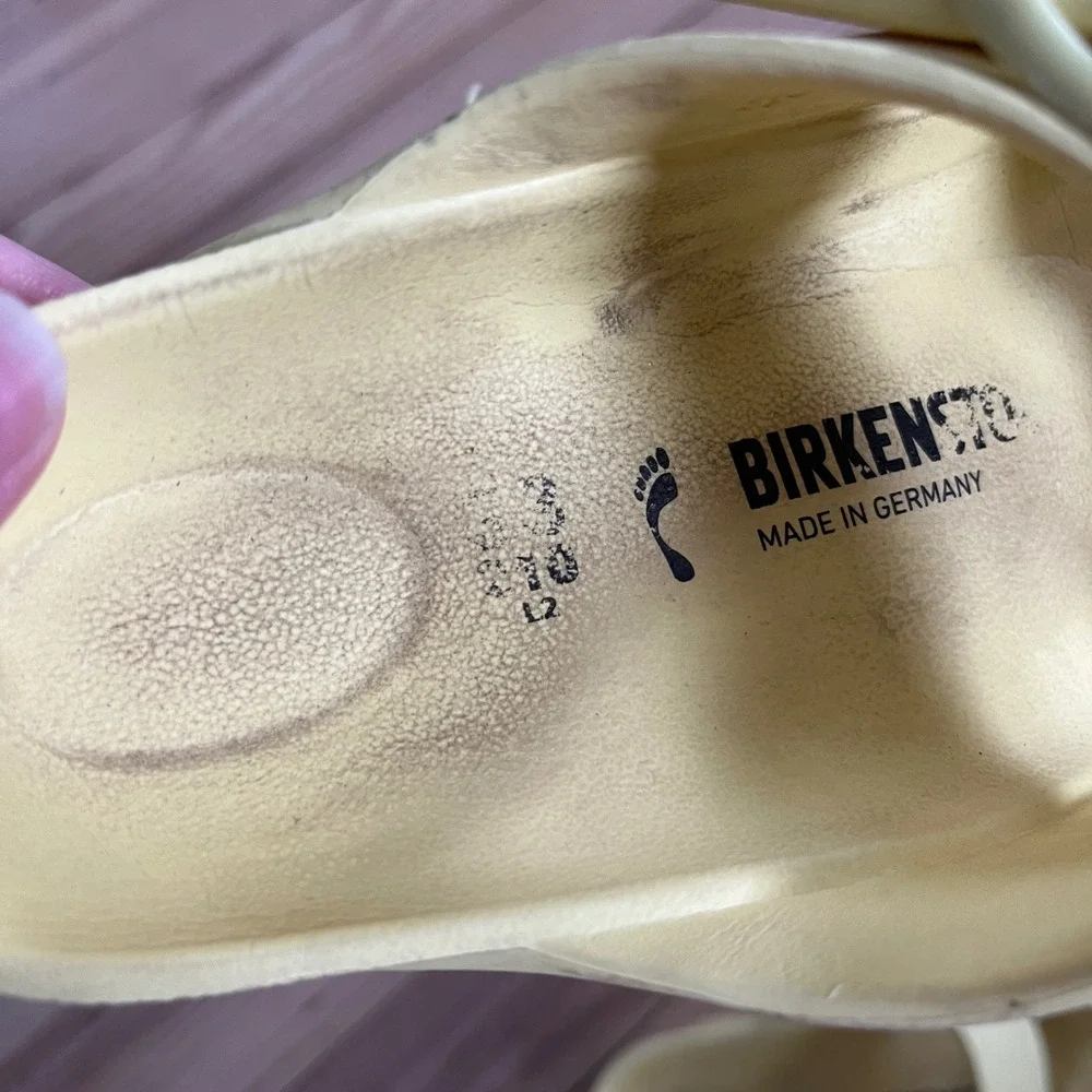 Birkenstock Arizona EVA Sandals Kids Size 33 US 2 Yellow slipon Waterproof Slide